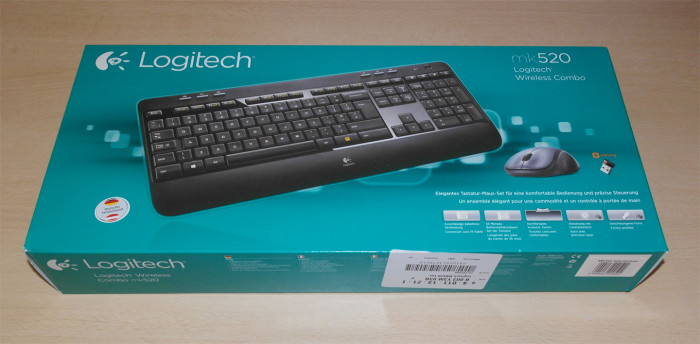 Logitech MK520 Verpackung Karton